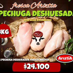 3 kg Pechuga deshuesada