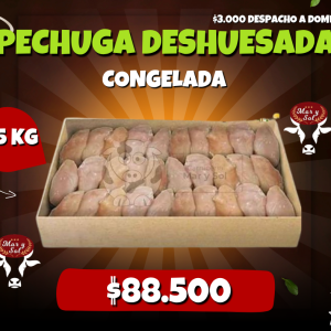 1 CAJA PECHUGA DESHUESADA CONGELADA 15 KG