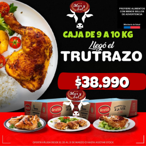 Caja Trutro Entero fresco Ariztia