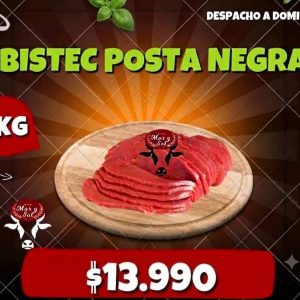 1 kg Bistec de vacuno POSTA NEGRA