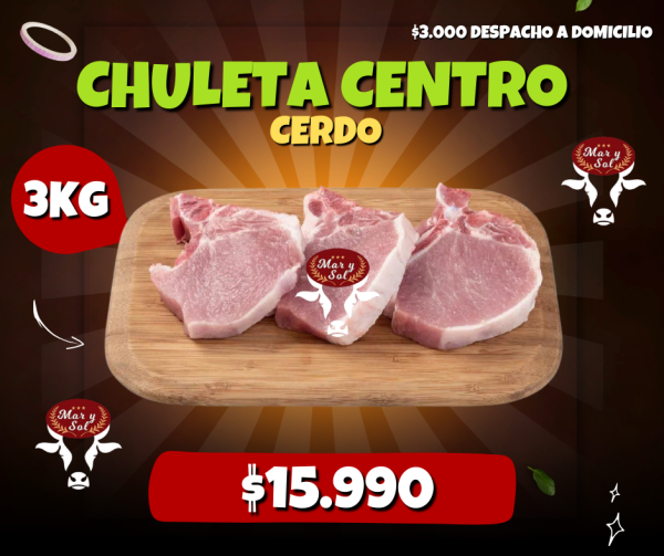 Chuleta centro 3 KG