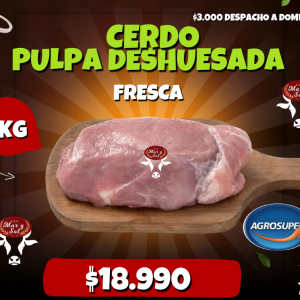 3 KG Pulpa cerdo deshuesada