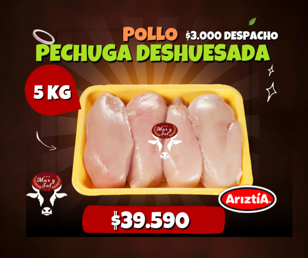 5 KG PECHUGA DESHUESADA FRESCA ARIZTIA