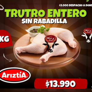 3KG TRUTRO ENTERO POLLO ARIZTIA